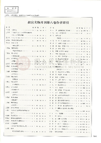 故宮文物月刊99期