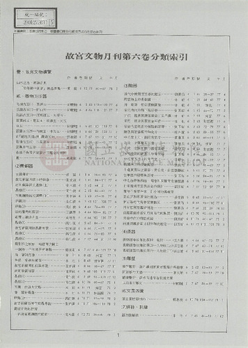 故宮文物月刊75期
